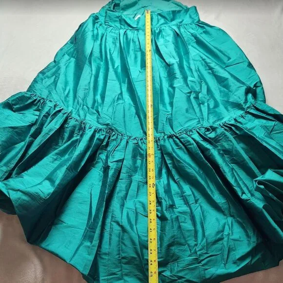 emerald green polka dot dress Emerald Midi Dress – Elegant Women's Green Polka Dot Dress main image 1
